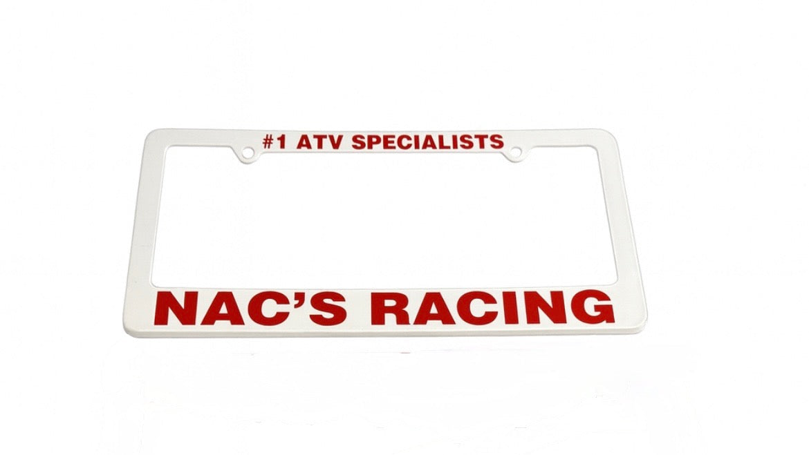 Nac's License Plate Frame