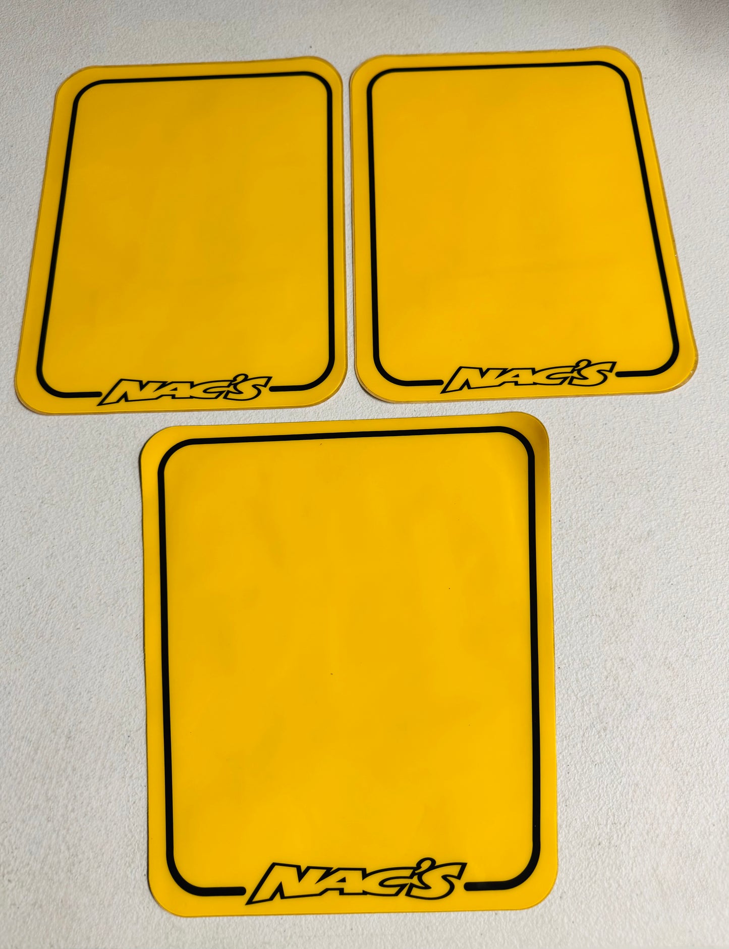 Nac's Number Plates (various colors)