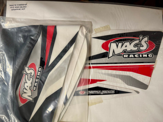 Nac's 04-08 Yamaha YFZ450 Graphic & Seat Cover Kit