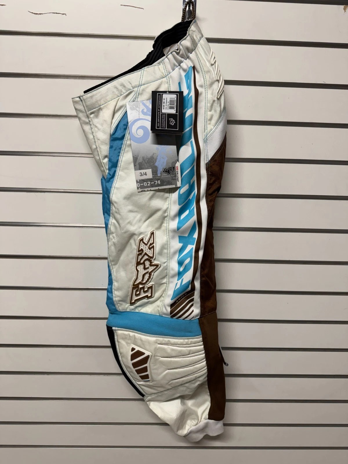 Fox Racing Girls 180 Motocross Brown/Blue Racepants 3/4