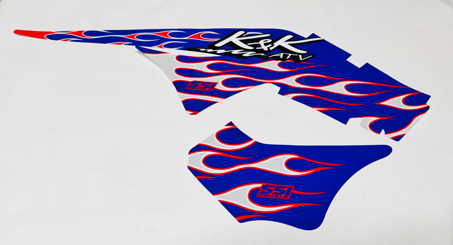 K&K 250R Flame Graphics