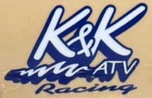 K&K Large Blue Decal 5"