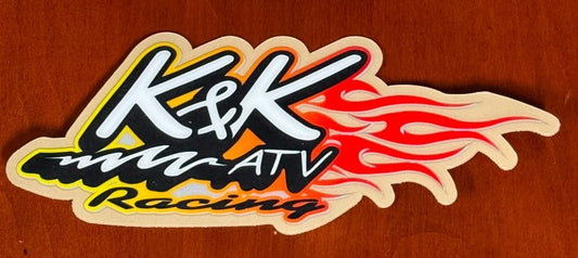 K&K Large Flame 8" Decal