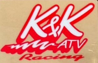 K&K Large Red Decal 5"