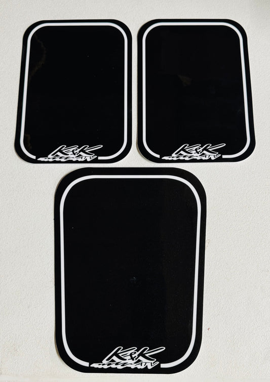 K&K Number Plates (various colors)