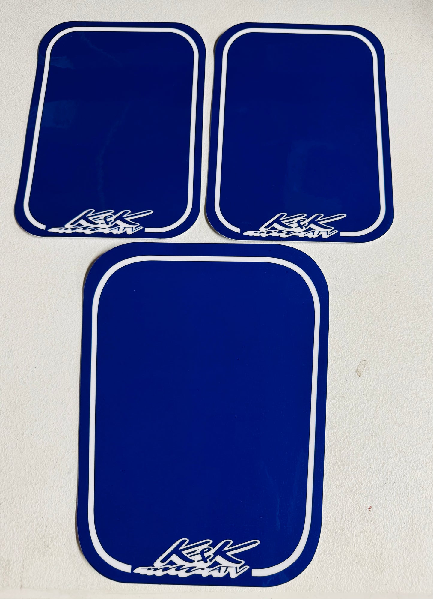 K&K Number Plates (various colors)