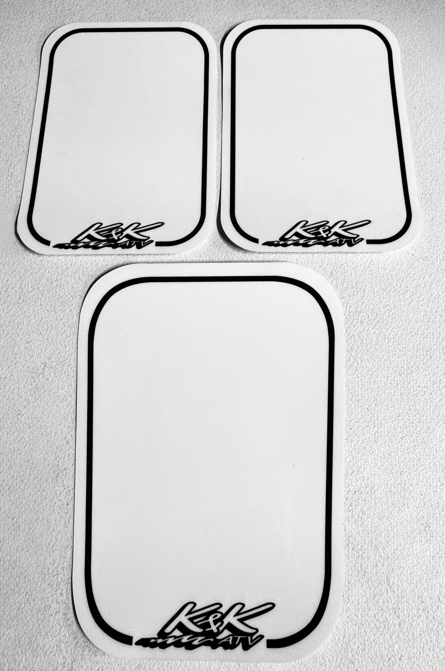 K&K Number Plates (various colors)