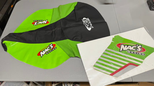 Nac's Kawasaki kfx400 Graphics & Seat Cover Set