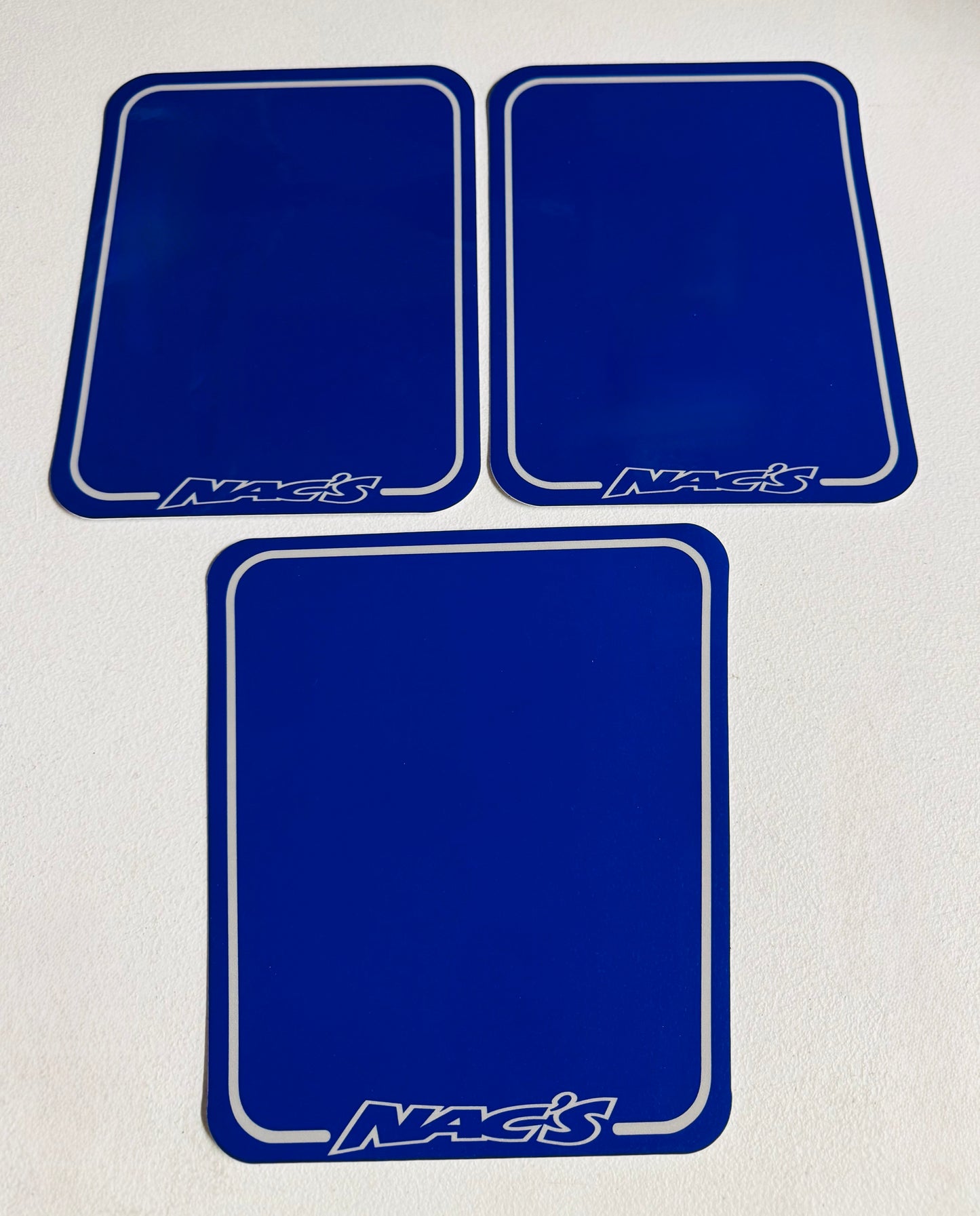 Nac's Number Plates (various colors)