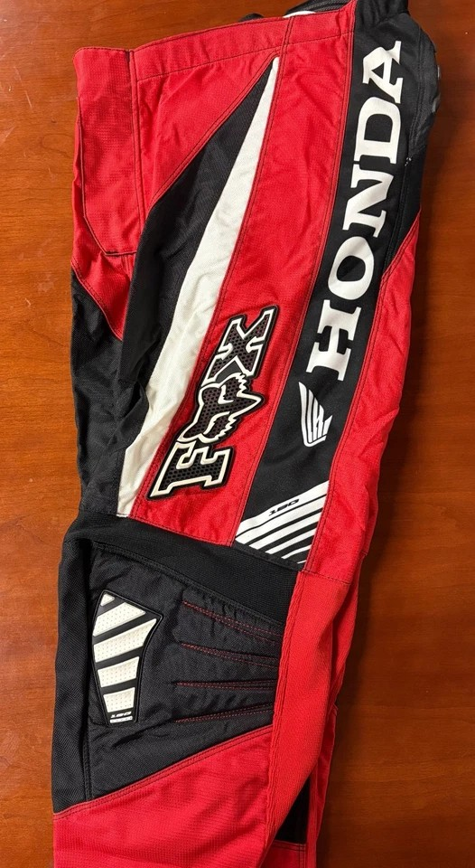Fox Racing Kids 180 Race Pants Size 28 Motocross Red Honda