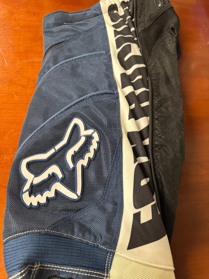 Fox Racing MX Vented Strafer Race Pants Size 28 blue