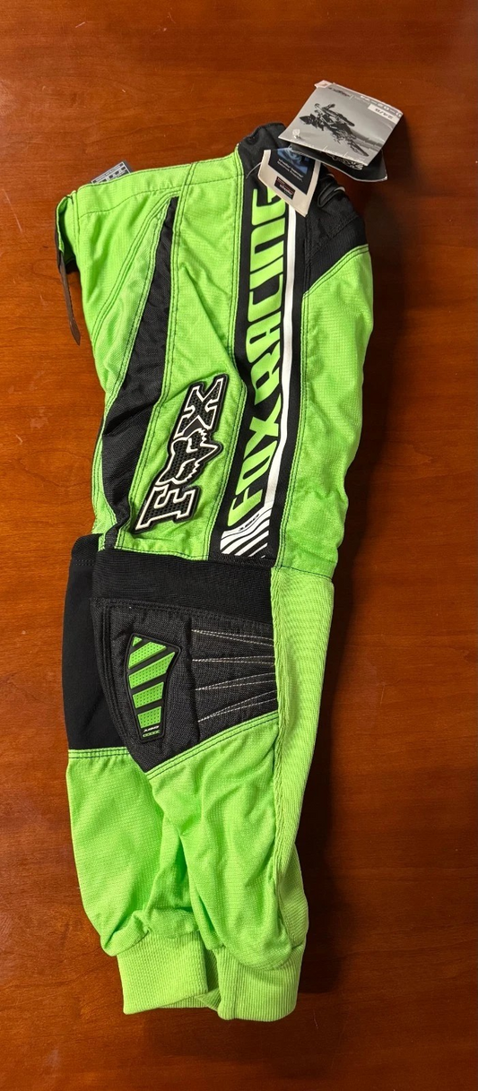Fox Racing Kids 180 Race Pants Size 24 Motocross Green